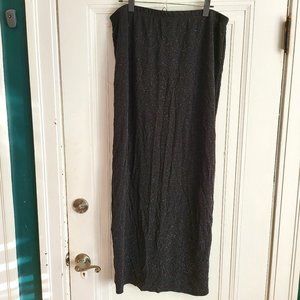 Wild Fable sparkly spandex midi skirt with high slit